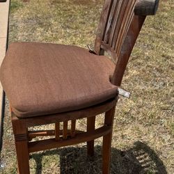 Beautiful real teak bar stools
