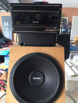 Speaker and amplifier