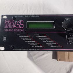 ART SGX Nightbass Studio Edition – Tube Bass Preamp & Multi-Effects Rack