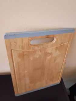 Cutting Board for Kitchen Wood Cutting Board for Chopping Meat, Vegetables, Fruits, Cheese, 16"LX12"WX1"H