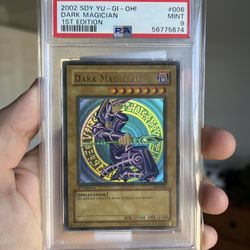 Yu-Gi-Oh! First Edition Dark Magician PSA 9