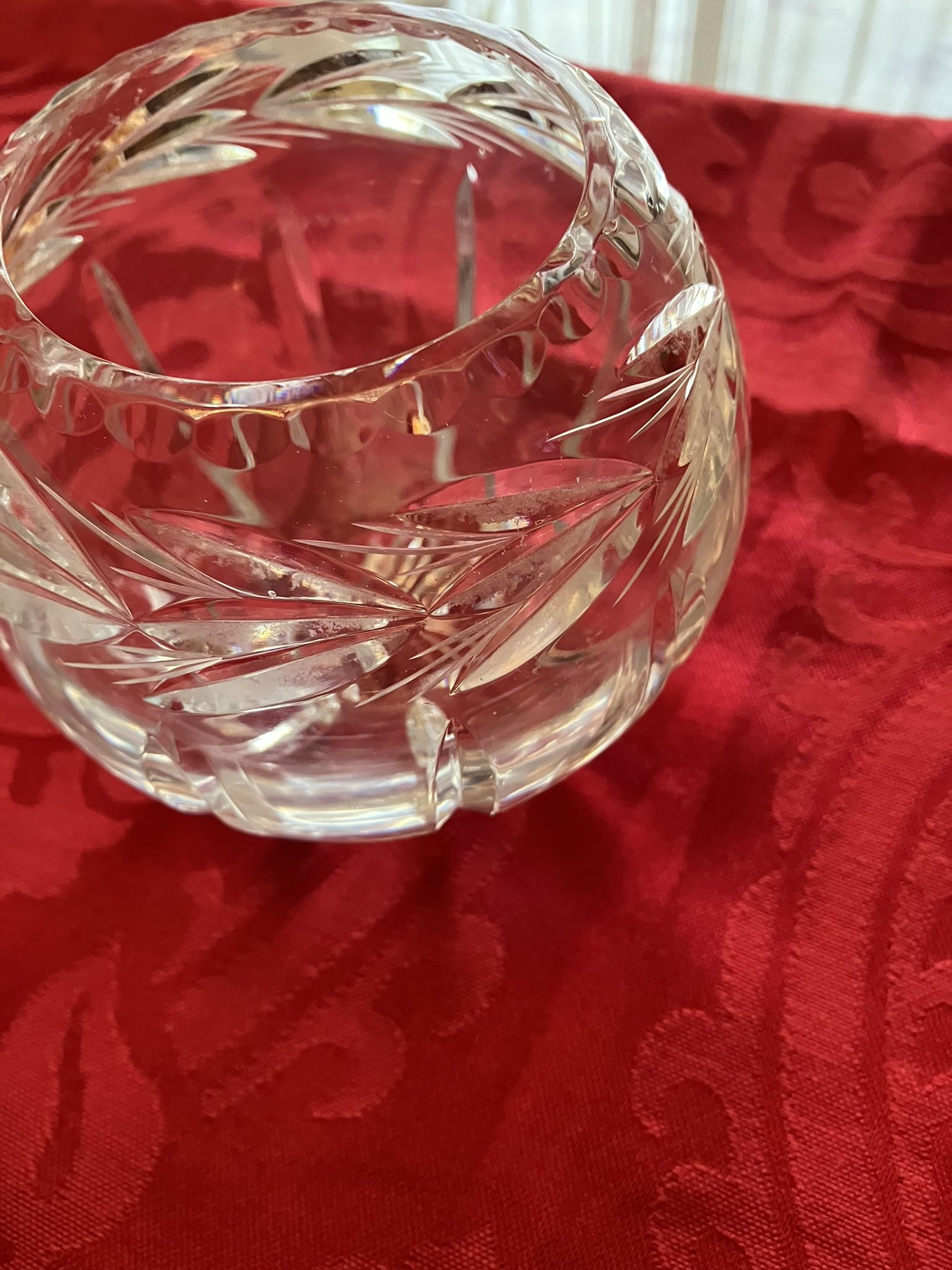 Crystal glassware