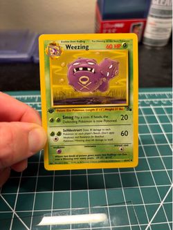Pokemon Weezing Fossil 1st Ed