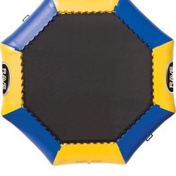 RAVE Sports Inflatable Bongo Water Bouncer, 10FT Recreational Water Trampoline with Ladder