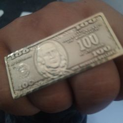10k hundred dollar bill ring