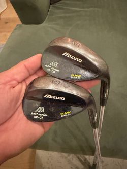 Mizuno golf raw black ox wedge set