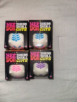 Nee Doh Sugar Skull Cats