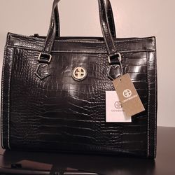 New Gianni Bernini  Croc  Handbag