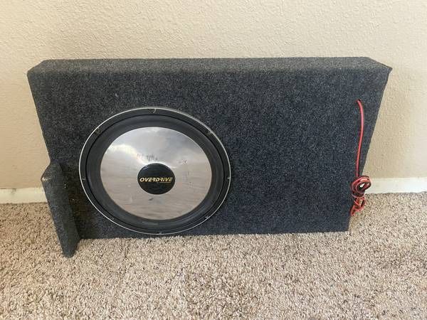 Blaupunkt ODW1200 12" shallow mount sub subwoofer box