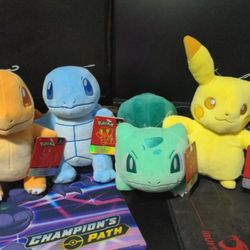 Pokémon Shiny Plushies