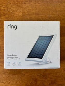 Ring Camera Solar Panels