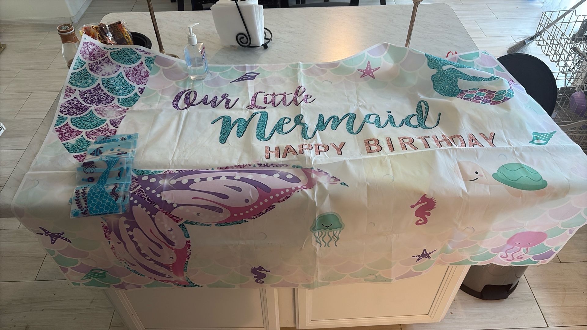 Mermaid backdrop