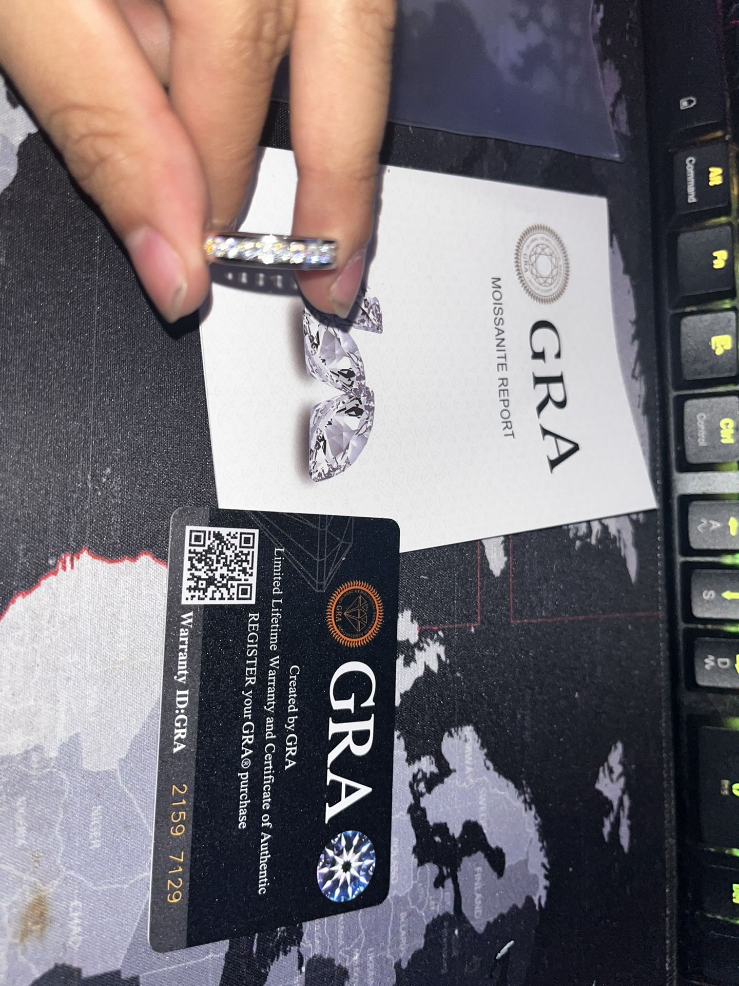 Moissanite Ring