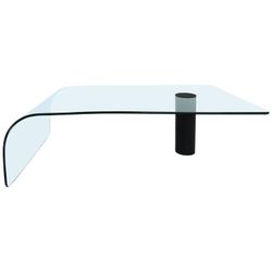Glass Waterfall Coffee Table 