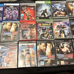 Lot of 24 video games