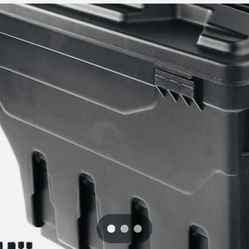 Truck box , driver side , with swinging anchor for easy use. Brand New in box