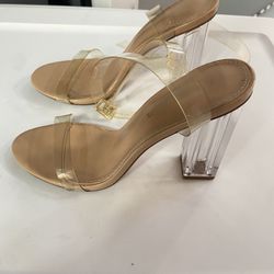 Fashion Nova Clear High Heels