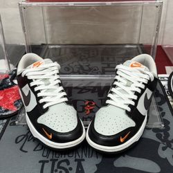 Nike Dunk Low Black Grey Orange – Men’s 9.5 – Great Condition