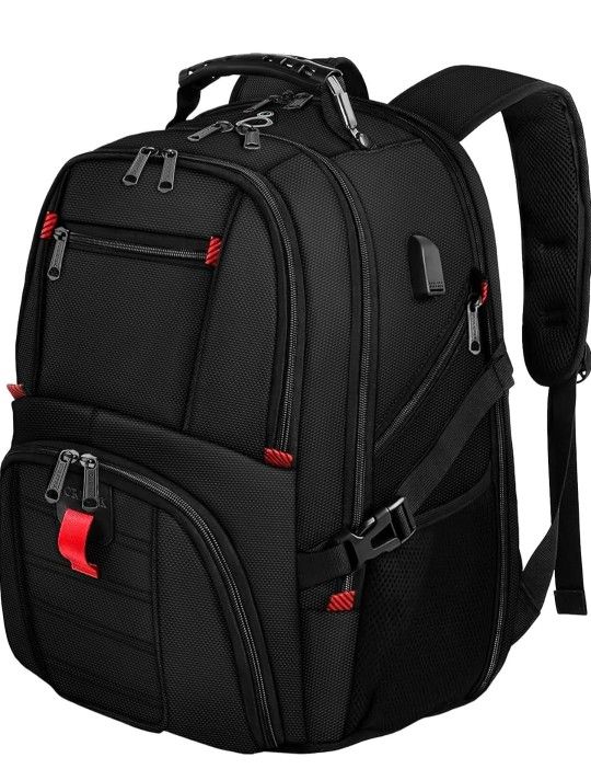 Travel Backpack, Extra Large 50L Laptop Backpacks for Men Women, Water Resistant College Backpacks Airline Approved Business Work Bag with USB