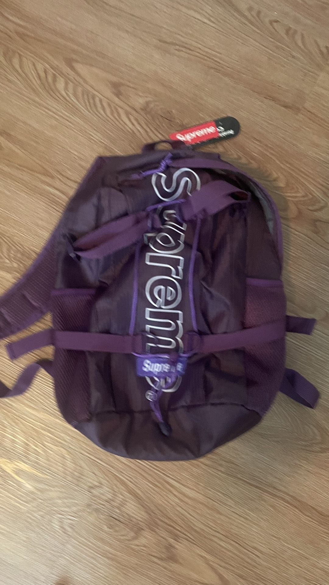 Purple 2018 supreme backpack