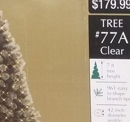 Christmas tree (Brand New) Boxed.   X2