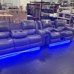 Recliner Sofa And Loveseat 