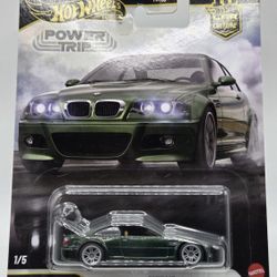 Hot Wheels BMW M3 E46 Green Power Trip 1/5 