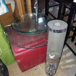 Glass Sink  SNOW SALE 