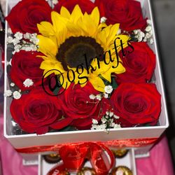 Valentines Day Flower Arrangement