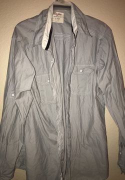 XL men button shirt