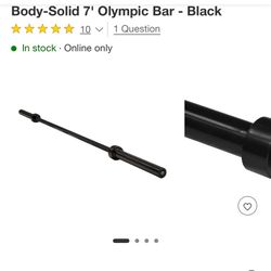 7 Foot Weightlifting Bar 