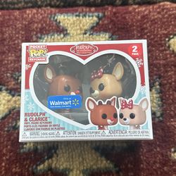 Funko Pocket Pop Keychain/ 2-Pack Rudolph & Clarice Walmart Exclusive
