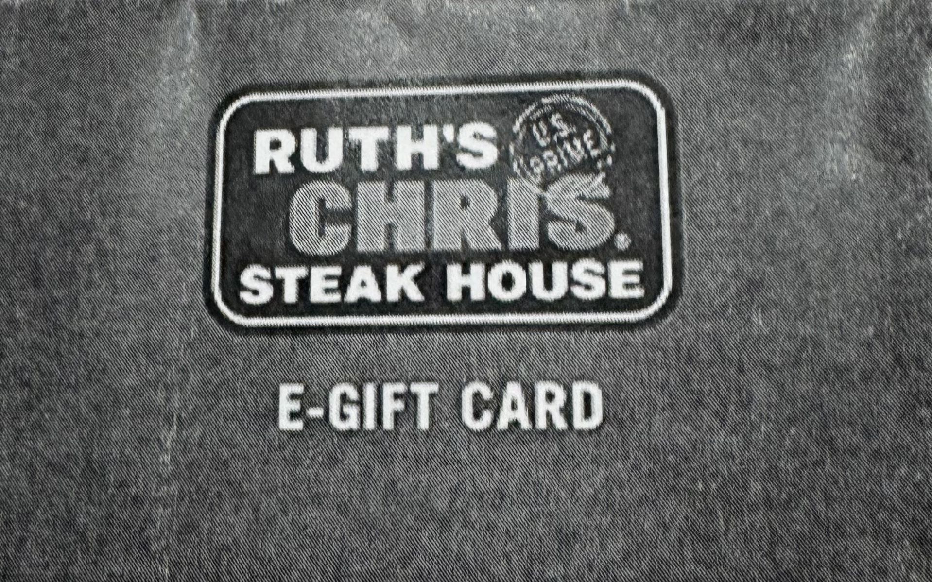 $75 Ruths Chris Gift Card For $30