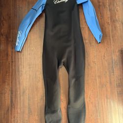 Small Black And Blue Body West suit 