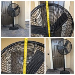 Commercial pedestal air circulator fan