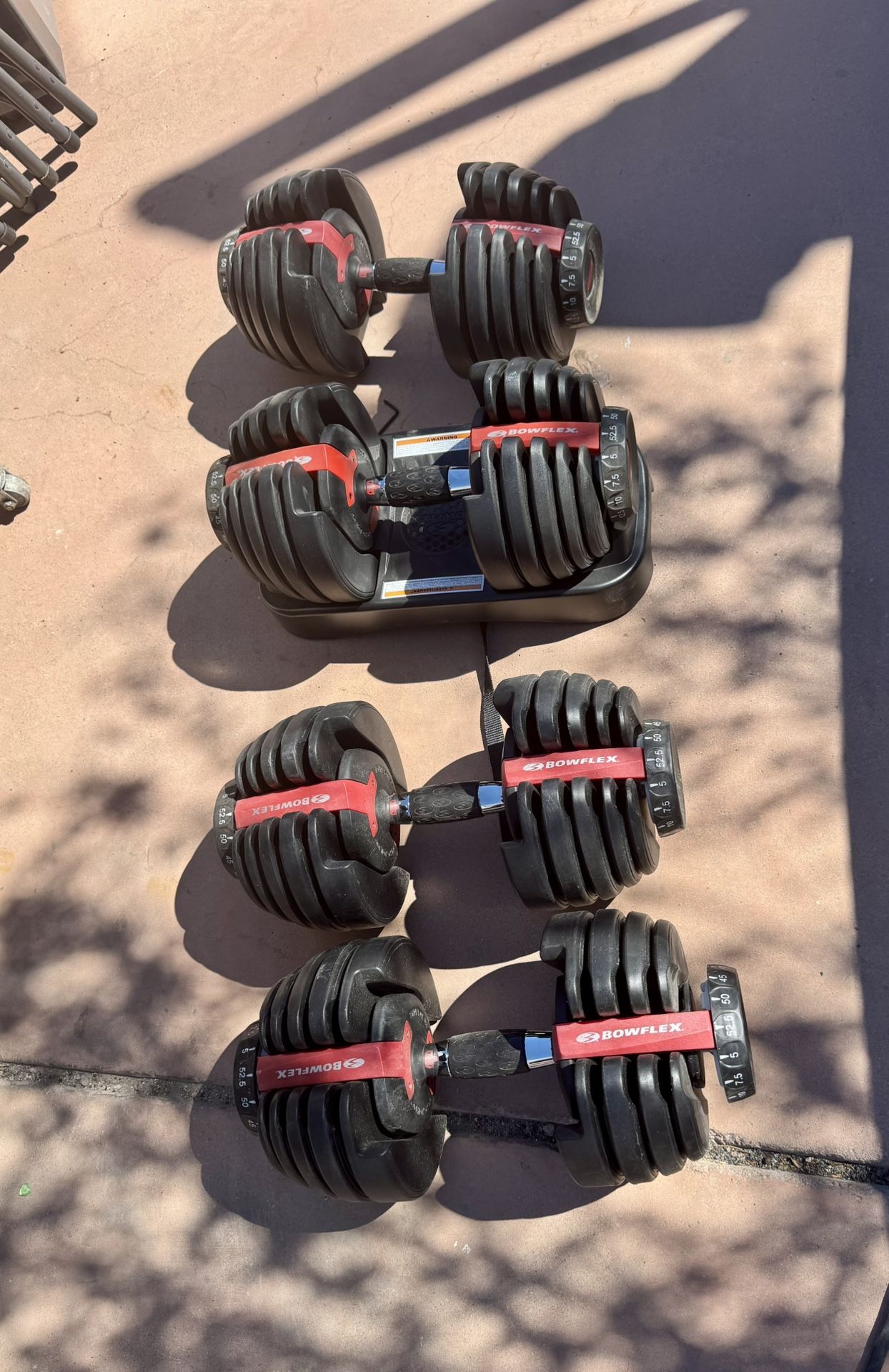 Bowflex dumbbells 5-52 pesas weights