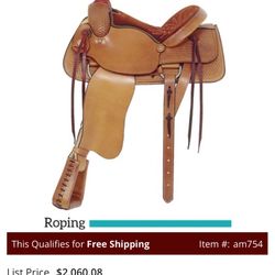 Roping Saddle 16inch