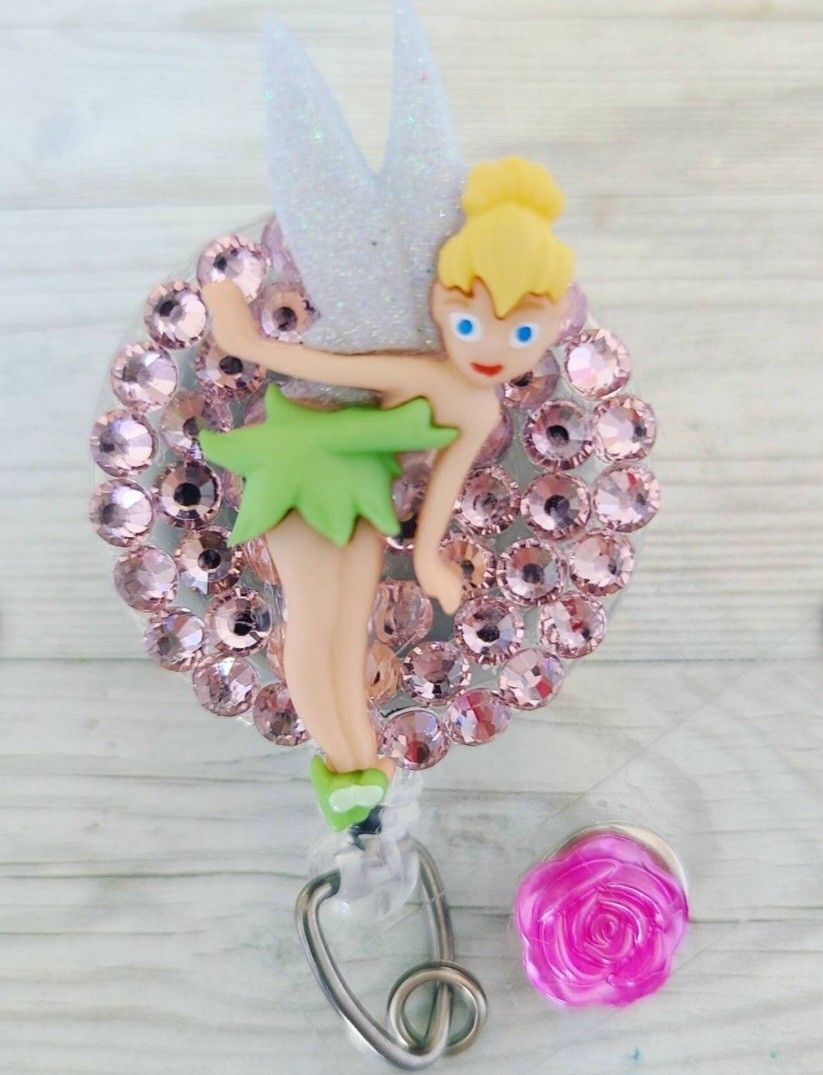 Tinkerbell ID badge holder