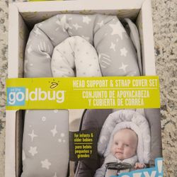 Head Support and Strap Cover Set