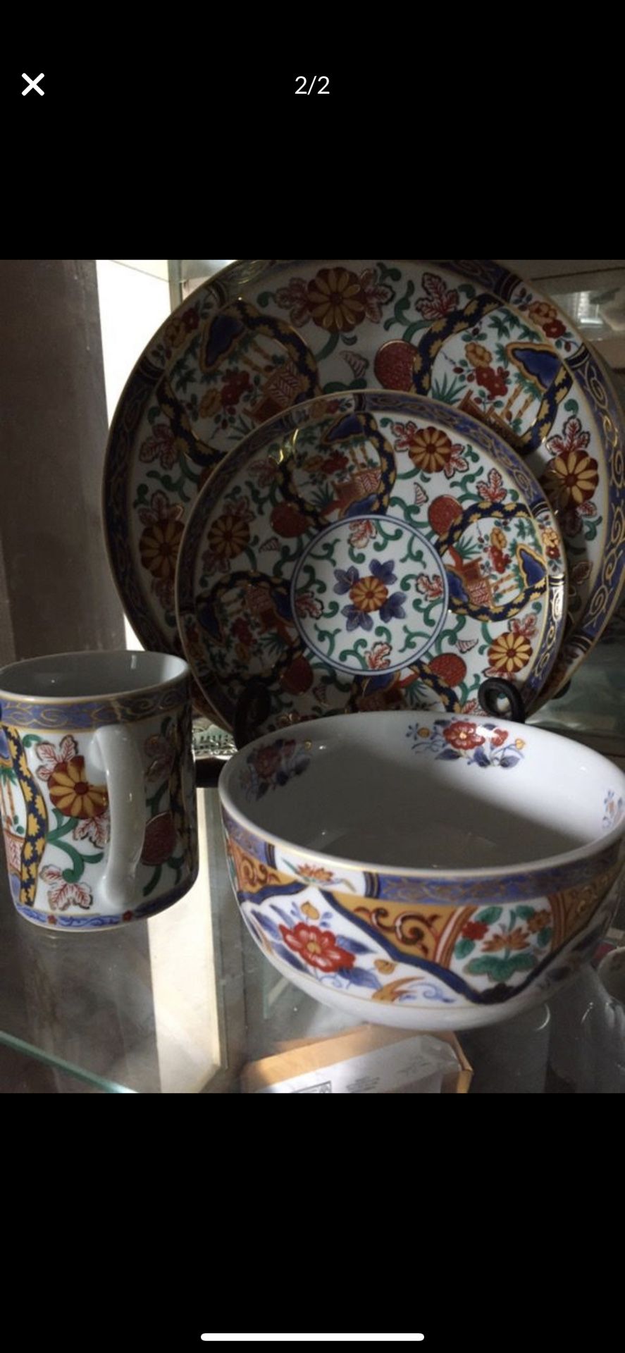 Dinner set Imari gohan