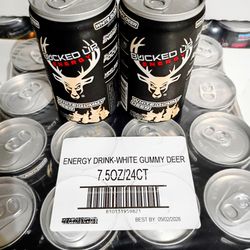 Bucked Up Energy White Gummy Deer 24-Pack