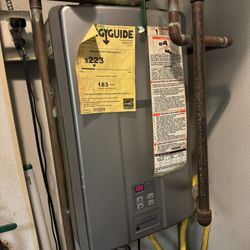 Tankless Water Heater Used 