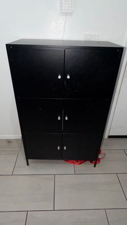 Black cabinet