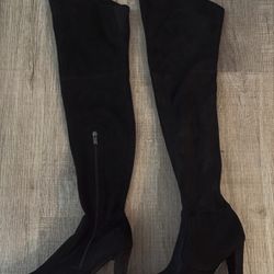 Thigh High Black Boots 