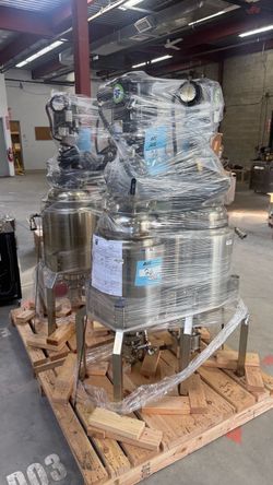 (4) Stainless Steel Portable Jacketed Tanks, Approx 15 Gallon
