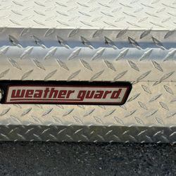 WEATHER GUARD Truck Box,Aluminum,Silver,4.1 cu. ft.