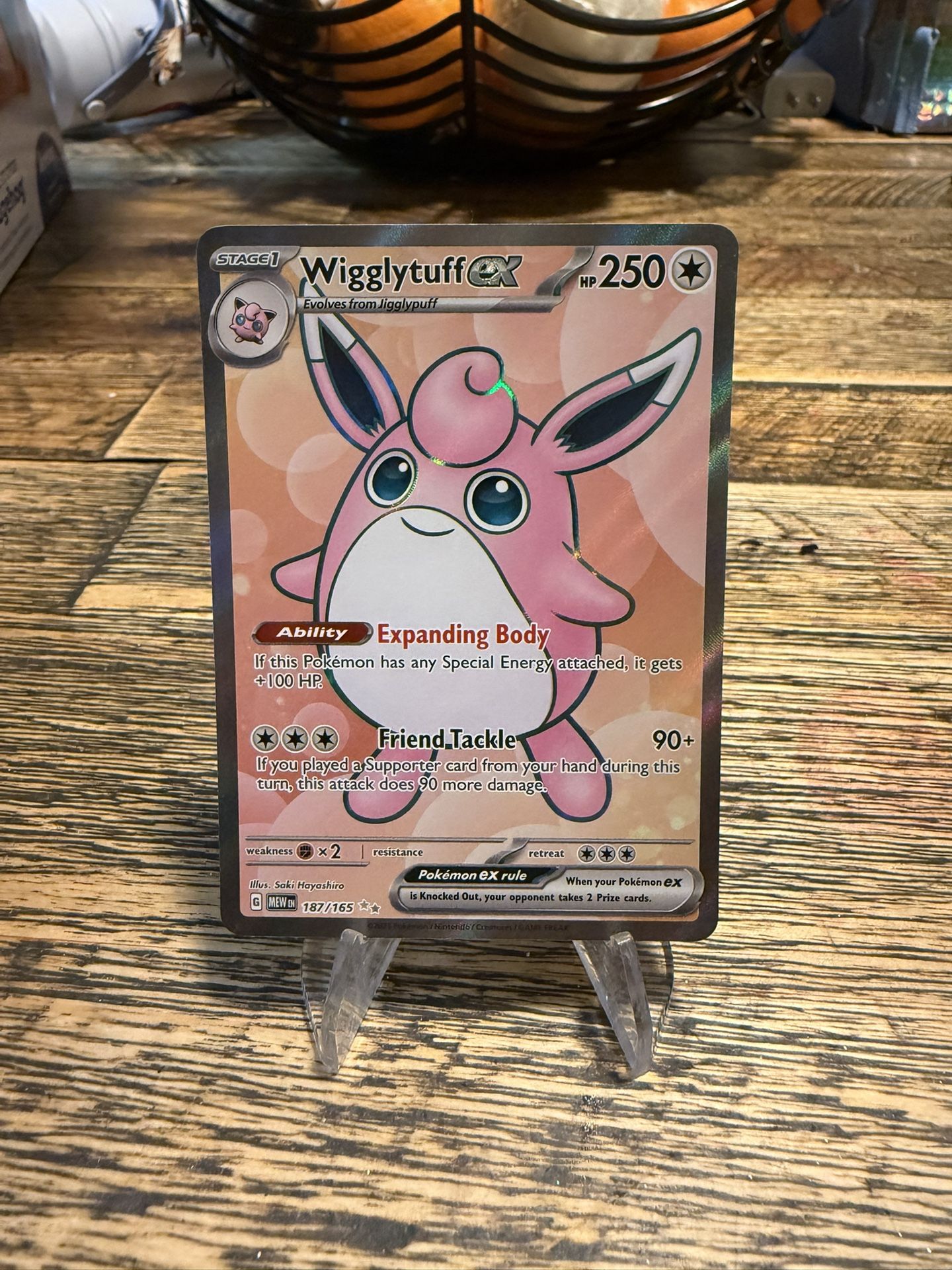 Wigglytuff ex - 187/165 - SV: Scarlet & Violet 151 (MEW)