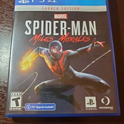 Ps4 Spider Man Miles Morales. Launch Edition.