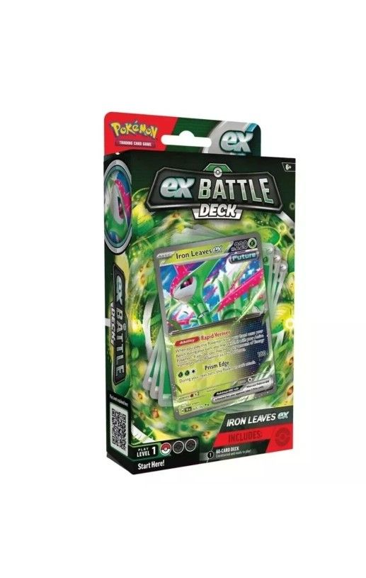 POKEMON TCG IRON LEAVES EX BATTLE DECK FACTORY SEALED (60 cards)