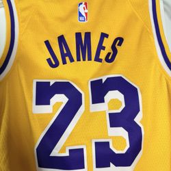 Nike Lakers LeBron James 23 Jersey Size S